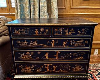 Lacquered chest