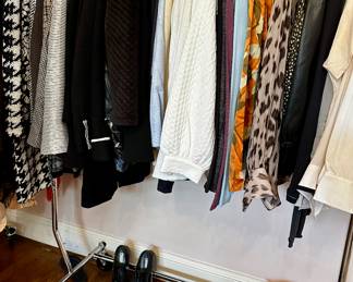 Women's clothing and shoes. Clothings sizes S, XS.