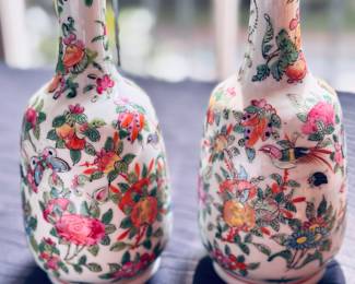Famille Rose Vases