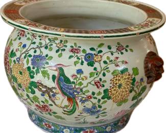 Famille Rose Porcelain Fishbowl