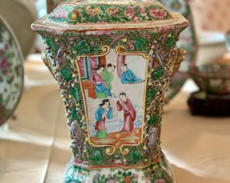 Famille Rose Tulip Vase