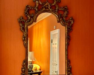 Chippendale Style Giltwood mirror