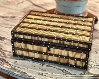 Antique Porcupine Sewing Box