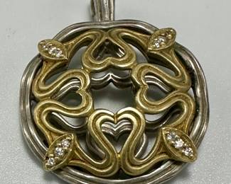 Slane &  Slane 18k and Sterling with Diamonds