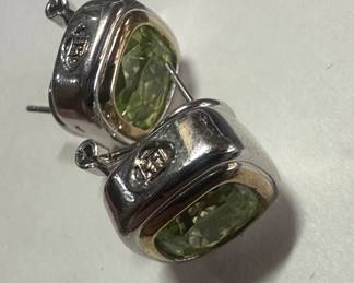 John Medeiros Peridot Earrings