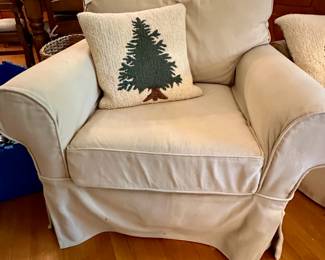 Pottery Barn Down Side Chair Pair
