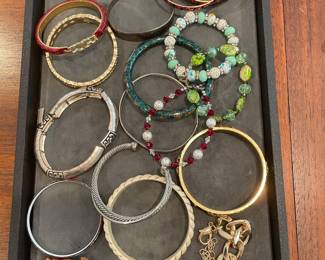 Sterling and costume jewelry