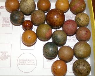 Early Clay Marble Shooters