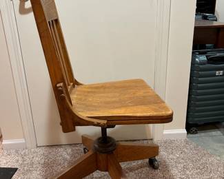 Oak Office Secretary Chair