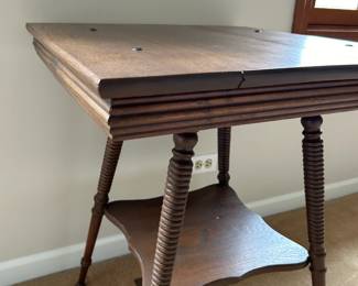 Square antique table 