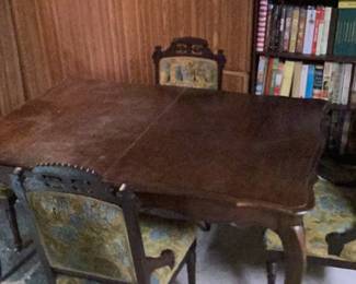 Antique Table and Chairs