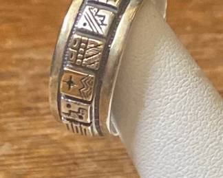 Roderick Tenorio Sterling And 14K Mens Ring