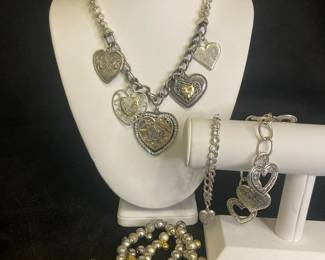 Heart Themed Jewelry Sterling Heart Bracelet