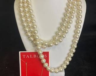 Chicos Talbots Faux Pearl Necklaces