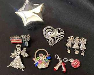 Angel Heart And Other Brooches Pins