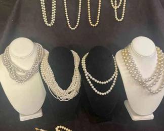 Faux Pearl Necklaces