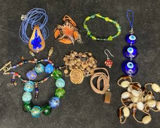 Glass Necklaces And Bracelets