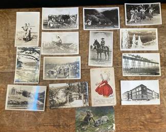 Vintage Black And White Photo Postcards More