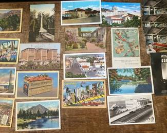 Vintage Caifornia 1930s 1940s Postcards
