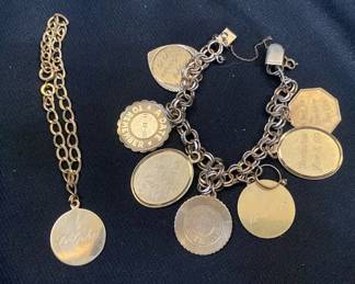 12K Gold Filled Charm Bracelet