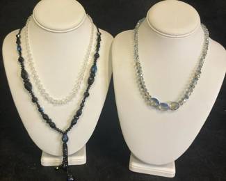 Aurora Borealis Beaded Necklace More