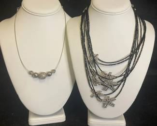 Chicos Rhinestone Star Necklace Matching Earrings and More