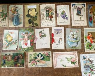 Antique And Vintage Holiday Postcards