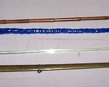 Glass canes and 1800's eagle head sword