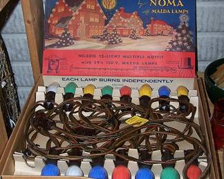 Vintage NOMA outdoor light set