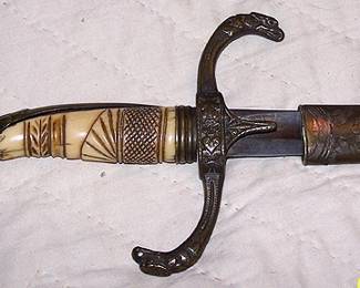 Close up of sword