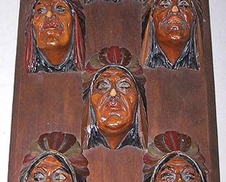 Wood hand carved Chiefs