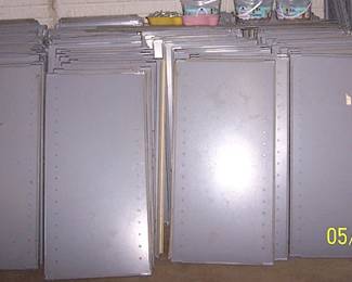 Sturdy metal shelving