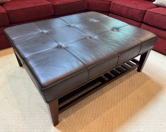 La-Z-Boy Rectangular Leather Coffee Table (37-1/2"W x 45-1/2"D x 17-1/2"H)