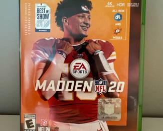 XBOX ONE Madden 20 Video Game