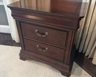 Havertys 3 Drawer Side Table (16"D x 25-1/2"W x 25"H)