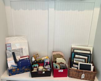 Collection of Frames, Candles & Stationary