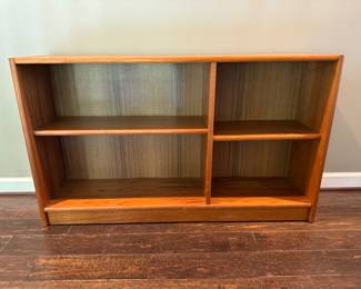 Teak Veneer Console Table (49"W x 11-1/2"D x 25"H)