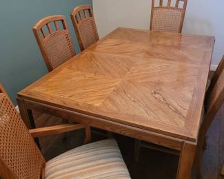 Dining table and 6 chairs