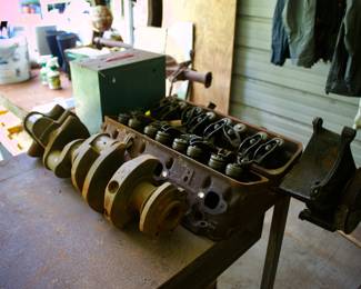 Chevrolet 5.7L 350 V8  Crankshaft & Heads