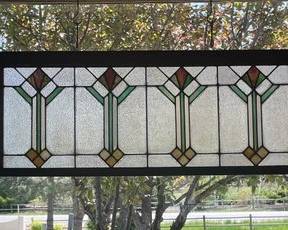 Antique Leaded Glass Window B22