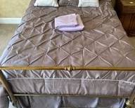 Dusty Lavender Full/queen Size Bedding Set With Satin & Filled Standard Shams