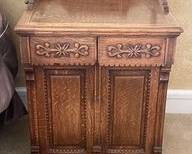 Antique 1898 New Home Sewing Machine Cabinet B20