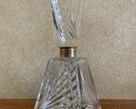 Vintage Irice Crystal Perfume Bottle With Numbered Stopper From West Germany B33
