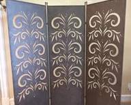 3 Piece Hinged Panel Decorative Room Divider