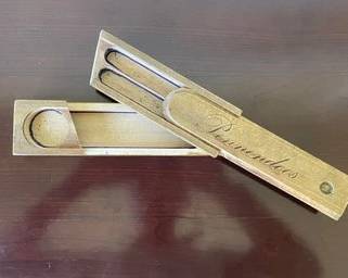 Antique Pennendoos Wooden Pen/Pencil Case A27