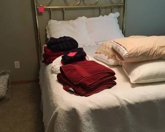 Lovely double brass bed