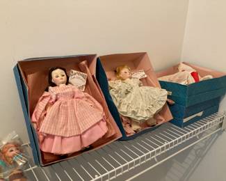 Little Women Madam Alexander dolls in various conditions