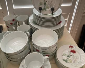 Block Spal "Geranium" dish set
