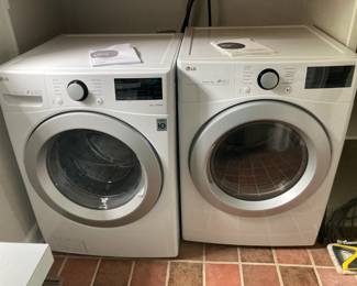 LG front load washer and dryer, 5 years old