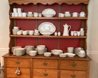 Large antique Welsh cupboard